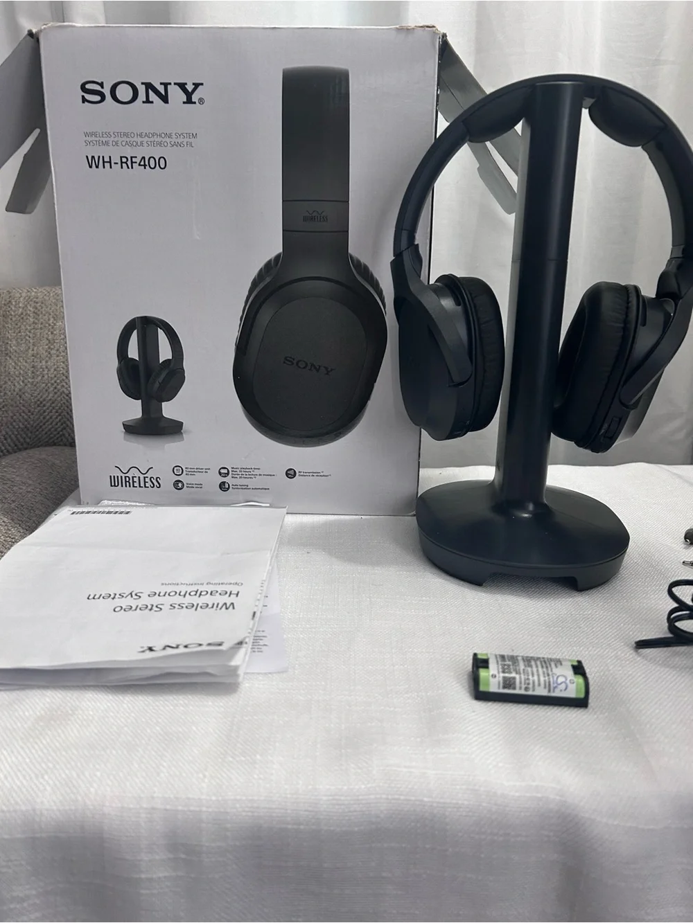 Sony Wireless Over-Ear Headphones - Black